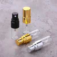 Haute qualité 1ml 1.5ml 2ml 3ml 5ml 10ml petits flacons d'atomiseur de parfum à sertir échantillon bouteille en verre bouteilles de testeur de parfum portables