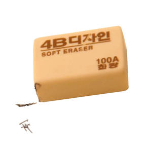 Promotionele Fancy Zachte Gum Rubber School Kantoor Breed Gebruik Potlood Gum Rechthoek Beige Gum - Product Image 2