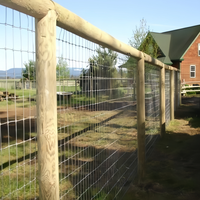 Grillage de clôture pour bétail de haute qualité, galvanisé, résistant à la rouille, pour poulailler, jardin, ferme, protection des enclos pour animaux