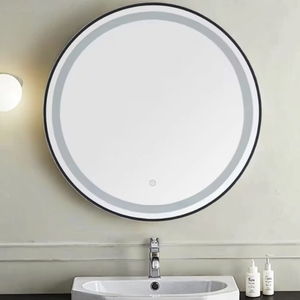 frameless design with an integrated LED light strip around its border LED <b>Bathroom</b> light for <b>bathrooms</b> - Product Image 5
