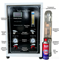 Medidor Digital del Índice de Oxígeno/Aparato para Medir el Índice de Oxígeno/Equipo de Prueba de Combustión para Índice de Oxígeno Limitado