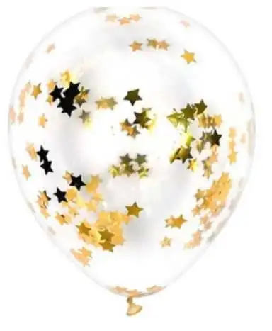 ballon de confettis étoiles