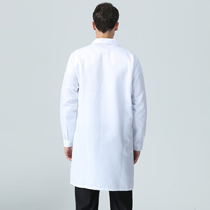 Blouse de laboratoire uniforme plus mince en coton polyester blanc pour <span class=keywords><strong>médecin</strong></span>, uniforme médical d'infirmière d'hôpital - Product Image 4