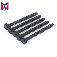 Hot Selling DIN571 4.8 Grade M4-M16 Zinc Plated Hexagon Wood Screw Wood Fastener