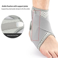 Attelle de cheville respirante à compression pour sports de plein air – Soutien à double pression pour cyclisme, basketball, badminton