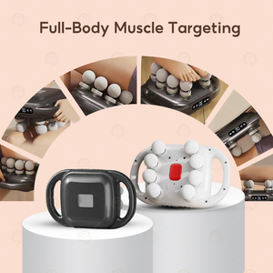 Pistola de Masaje Eléctrica Portátil Personalizada OEM de 8 Cabezales, Pistola de Masaje Muscular Facial, Vibrador de Tejido Profundo para Masaje de Cuello, Hombros y Espalda - Product Image 5