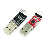 Módulo convertidor serie USB a TTL CP2102 3.3V 5V UART STC con cables de puente para depuración de Arduino MCU Router