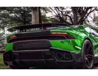 Kit carrosserie diffuseur arrière en fibre de carbone style M amélioré pour Lamborghini Huracan LP610 – Lèvre de pare-chocs arrière – Accessoire populaire pour la mise à niveau