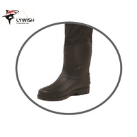 Waders de chasse en nylon 70D enduit de PVC, couleur noire, haute qualité, durables, confortables, avec bottes en PVC pour la chasse au canard