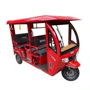 2024 Fuguiquan Electric tricycles which can carry 4-5 people are exported to India/taxi tricycle 6 seat tuk tuk cargo tricycle