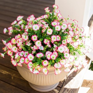 Fiore Artificiale <span class=keywords><strong>di</strong></span> Campainola Più Venduto, in Plastica e Seta, a Stelo Singolo, per Recinzioni e Decorazioni da Giardino Pastorale - Product Image 4