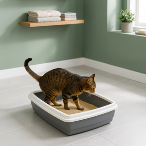 Caja de Arena Inteligente para Gatos de Diseño Italiano, Fabricada en Italia, Bandeja de Arena para Gatos de Plástico Conveniente y Accesorios - Product Image 2