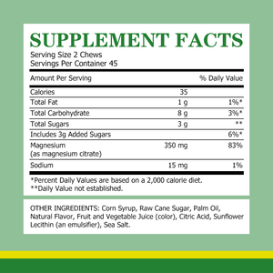 Gummies de magnésium en gros pour usines : le magnésium favorise la santé des nerfs, des os et des muscles, soutient une fonction nerveuse saine - Product Image 2