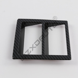 WZXD Cache-bouton de commande des phares en fibre de carbone pour voiture, accessoires intérieurs 2024 pour Fortuner pour Rocco - Product Image 4