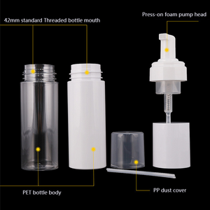 Botella de Espuma Personalizada Vacía de 100ml 200ml con Bomba Dosificadora para Jabón, Botella de Espuma PET Impresa, Botellas de Espuma para Mousse - Product Image 6