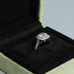Brand Name Jewelry <b>Box</b> High-end Luxury <b>Box</b> Packaging for Diamond Jewelry Custom Suede Velvet Jewelry Packaging <b>Box</b> - Product Image 3
