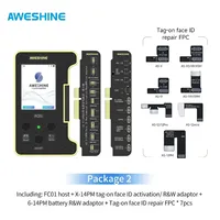 Programmeur de batterie Aweshine FC01 pour iPhone X-14Pro MAX FaceID Flex, outil de lecture et d'écriture de remplacement sans démontage