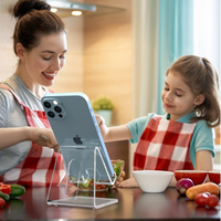Vente au détail de haute qualité clair acrylique cellule support Mobile support téléphone numérique produit présentoir support