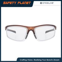 Lunettes de soleil de sport pour la protection des yeux avec verres UV400 AR/AF, verres intérieurs interchangeables et design extérieur