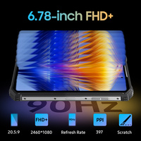 Oukitel WP19 8+256 Go 21000 mAh 6.8 HD Téléphone Durci 20 MP Vision Nocturne Helio G95 Téléphone Portable Caméra Principale 64 MP Android 12 Smartphone 5G