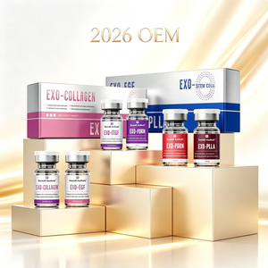 Sérum GLOW à l'acide hyaluronique et aux exosomes, texture légère et absorbable, multi-ingrédients, nourrit la peau du visage au quotidien, Global Supply OEM - Product Image 3