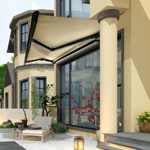 Pergola Automatique de <span class=keywords><strong>Terrasse</strong></span>, Store Électrique en Polycarbonate, Toit de <span class=keywords><strong>Terrasse</strong></span> Cantilever, Abri de Pluie Motorisé avec Moteur - Product Image 3