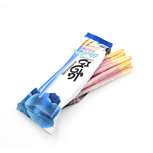 Biscuits en bâtonnets croustillants <span class=keywords><strong>de</strong></span> haute qualité, saveur myrtille, en petits sachets <span class=keywords><strong>de</strong></span> 26 g, enrobés <span class=keywords><strong>de</strong></span> chocolat, collations saines, vente en gros - Product Image 2