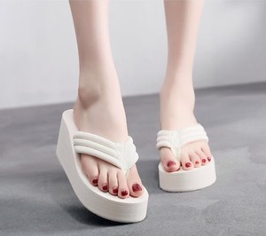 <span class=keywords><strong>Ciabatte</strong></span> infradito da <span class=keywords><strong>donna</strong></span> con plateau, design OEM, in EVA e tessuto di cotone, sandali estivi da spiaggia, <span class=keywords><strong>ciabatte</strong></span> in EVA, accettiamo OEM - Fornitura diretta dalla fabbrica - Product Image 6