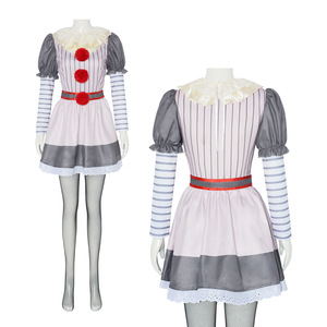 <span class=keywords><strong>Disfraz</strong></span> de Payaso <span class=keywords><strong>Pennywise</strong></span> de Terror para Mujer Adulta de Halloween, HORR-010 - Product Image 1