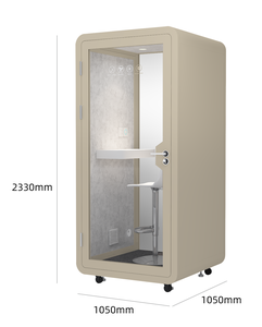 Cabine de bureau mobile insonorisée pour une personne, <span class=keywords><strong>isolation</strong></span> acoustique excellente, personnalisable - Product Image 1