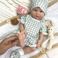 Boneka Bayi Reborn Silikon Real Touch Tahan Air Mudah Dibersihkan Dot Interaktif Hadiah Ulang Tahun Liburan
