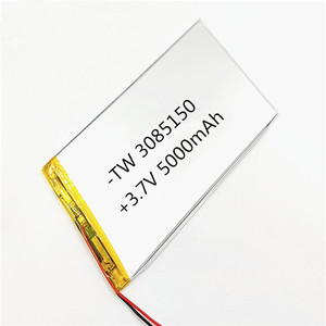 Baterías recargables de 3085150 de 5000mah 3,7 v cuadrado plano de batería de polímero li-polímero de alta capacidad - Product Image 3