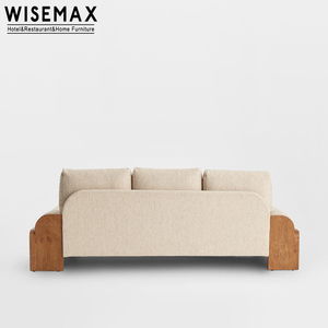 WISEMAX-muebles de diseño nórdico para el hogar y <span class=keywords><strong>la</strong></span> sala de estar, sofá simple y pequeño de tela japonesa de viento silencioso de madera sólida para familia - Product Image 5