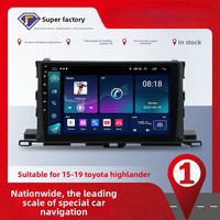 Autoradio Android 10,1'' avec CarPlay sans fil, Android Auto, GPS, RDS, HIFI, prise en charge de la caméra AHD pour Toyota HIGHLANDER 2015-2109 OEM