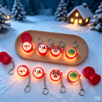 Jouet de décompression lumineux de Noël, sonore, sensation mécanique ASMR, mini panier vapeur, pendentif lumineux, décoration de fête