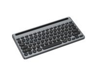 Vente en gros OEM Design ergonomique Clavier sans fil RGB USB Rechargeable/Batterie Support multi-appareils Options de marque personnalisées