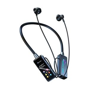 Auricolari Wireless BT a Collare V5.4, Impermeabili IPX-4, Display a Colori, Lunga Durata della Batteria, per Sport, Streaming Live e Karaoke - Product Image 6