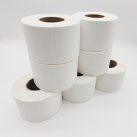 Papel Autoadhesivo Térmico de Primera Calidad para Etiquetas, Rollo de Papel para Códigos de Barras, Logística y Envío, Preimpresión Disponible