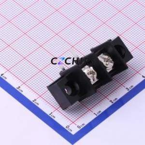 KF45RM-9.5-2P Barrier Terminal Block Bent Lead Through Hole,P=9.5mm Connector Two Sides 9.5mm 1x2P Right Angle Pin - Product Image 1