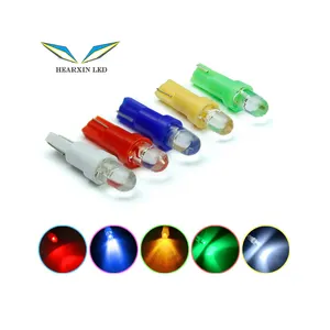 Bombillas de calentamiento para tablero de instrumentos, luces LED COB 1SMD T5 W3W W1.2W, Auto 3D, Astigmatism, luz de cuña, Bombilla de instrumento de 12V