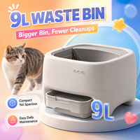 Litière pour chat intelligente Premium MBC-ICB016 |   Nettoyage facile et contrôle des odeurs |   Grande capacité, matériau ABS |   Toilette de luxe à commande par application