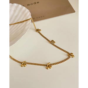 Cereza fruta pequeño encanto collar de acero inoxidable cadena de eslabones cubanos gargantilla Lisa collares Chic moderno lindo elegante joyería de fiesta - Product Image 6