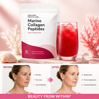 OEM ODM Private Label Glutathion Collageen Poeder Sachets Natuurlijk Fruit Huidverheldering Supplement