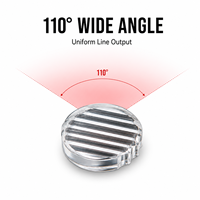 ZhonNa 8 mm 110 Lentille en verre aluminium Outils et instruments de génération de lignes optiques Équipement optique Accessoires d'alignement laser