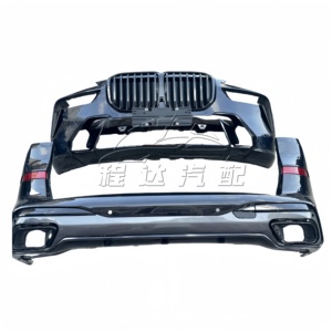 Cho BMW ban đầu phía trước mũi lắp ráp X7 G07 ABS Vật liệu phía trước Bumper lưới tản nhiệt đèn pha đèn sương mù bể nước khung ngưng chùm - Product Image 2