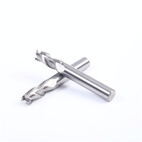 Fraise à dégrossir carrée en carbure monobloc HRC55 pour l'aluminium