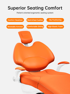 Sillón Dental Anya de Alta Calidad para Clínica Dental y <span class=keywords><strong>Hospital</strong></span>, Sillón Dental Eléctrico con Taburete para Asistente Dental - Product Image 2