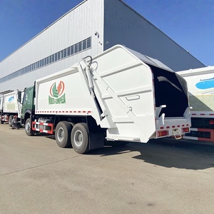 Camion Sinotruk Howo 6X4 400 ch, camion de nettoyage de poubelles à compression, camion compacteur de déchets - Product Image 5