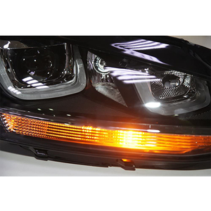 Faros Delanteros LED U Angel Eyes para VW Golf <span class=keywords><strong>7</strong></span>, Lámpara Delantera, Año 2013 a 2014, SY - Product Image 4