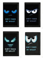 Dompet Halloween Gaya Anime untuk Anak Laki-laki dan Perempuan, Dompet Cetak Wajah Kartun Lucu, Custom dari Pabrik